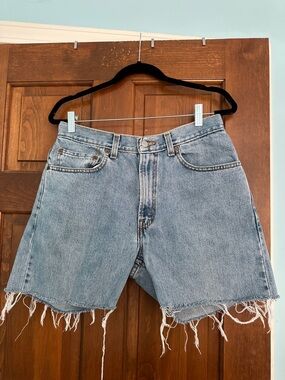 Levi’s Classic High-Rise Light Blue Denim Shorts